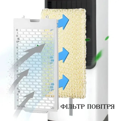 Мобільний кондиціонер 2в1 з обігрівом та охолодженням Domotec 1668