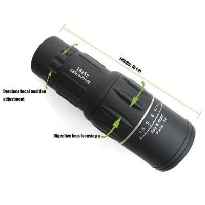 Монокуляр Bushnell надпотужний компактний легкий 16x52