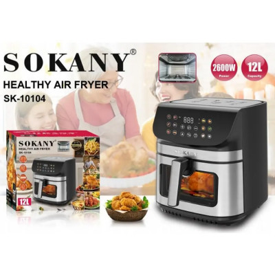 Потужна аерофритюрниця SOKANY 12 л 2600 Вт Потужна аерофритюрниця SOKANY 12 л 2600 Вт