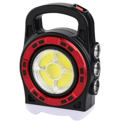 Мультифункціональний кемпінговий ліхтар Hurry-bolt HB-6678C 20W із сонячною панеллю та фукцією павербанку