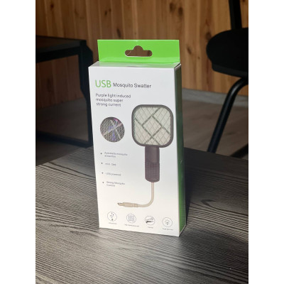 Міні мухобойка USB-пастка комах для боротьби зі шкідниками, УФ-світло Міні мухобойка USB-пастка комах для боротьби зі шкідниками, УФ-світло