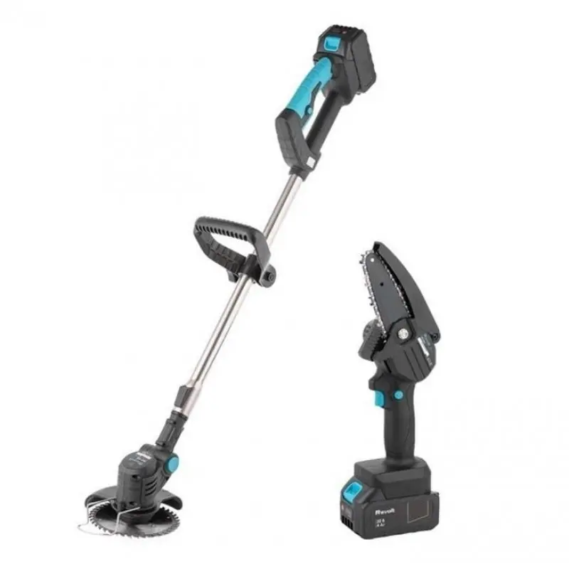 Міні пила ланцюгова+триммер акумуляторний KRAFFTEC КRА-808 (комплект)