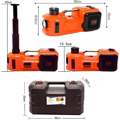 Набір електродомкрат+компресор+ліхтар до 5 тонн потужність 180w ZSY03-X 12V
