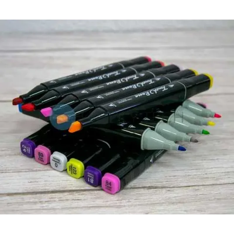 262 шт Набір двосторонніх скетч-маркерів для малюванняTouch на спиртовій основі