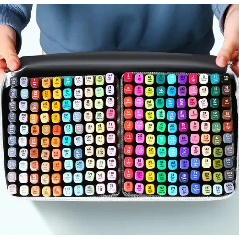 262 шт Набір двосторонніх скетч-маркерів для малюванняTouch на спиртовій основі