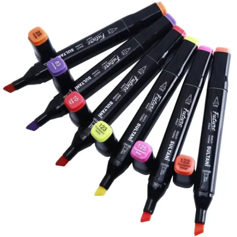 262 шт Набір двосторонніх скетч-маркерів для малюванняTouch на спиртовій основі