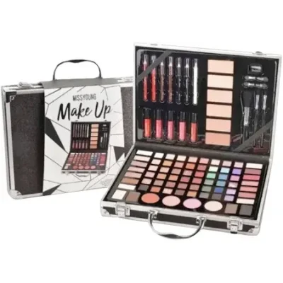 Набір косметики для макіяжу в кейсі missyoung GM20250 makeup set black