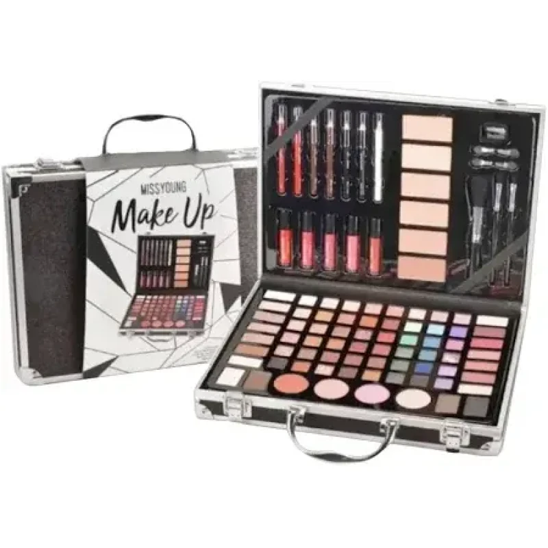 Набір косметики для макіяжу в кейсі missyoung GM20250 makeup set black