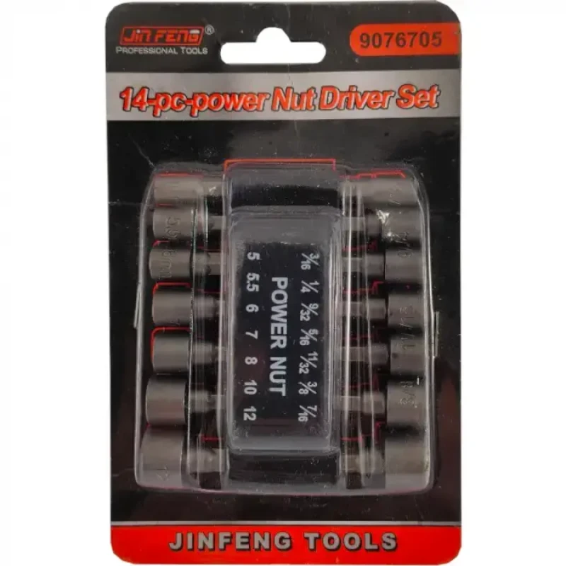 Набір шестигранних головок для шуруповерта 14 PCS sleeve AND