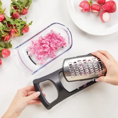 Набір Терок Soft Touch Container Grater Set Тертки 4в1
