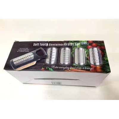 Набір Терок Soft Touch Container Grater Set Тертки 4в1
