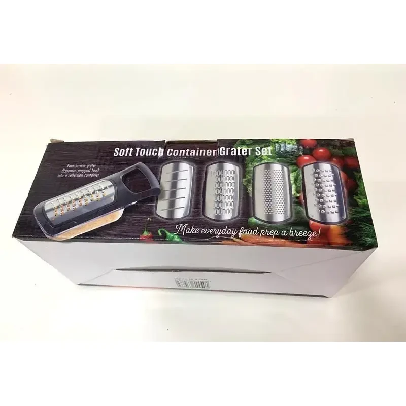 Набір Терок Soft Touch Container Grater Set Терки 4в1