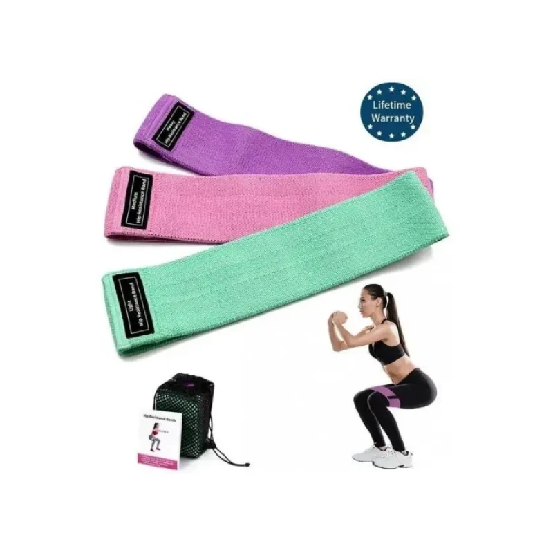 Набір тканинних фітнес гумок Luting Hip Resistance Bands 3 штуки