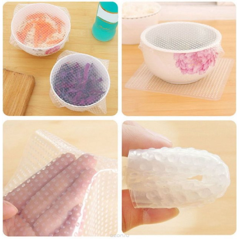 Силіконові плівки-кришки Stretch and Fresh