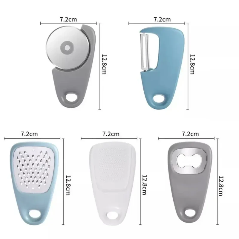 Набір з кухонного приладдя 5 предметів KITCHENWARE брелок-органайзер