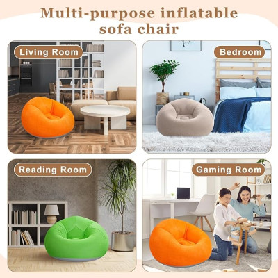 Надувне крісло-пуф Inflatable Sofa / Надувне крісло-мішок 110×110×85 см Надувне крісло-пуф Inflatable Sofa / Надувне крісло-мішок 110×110×85 см