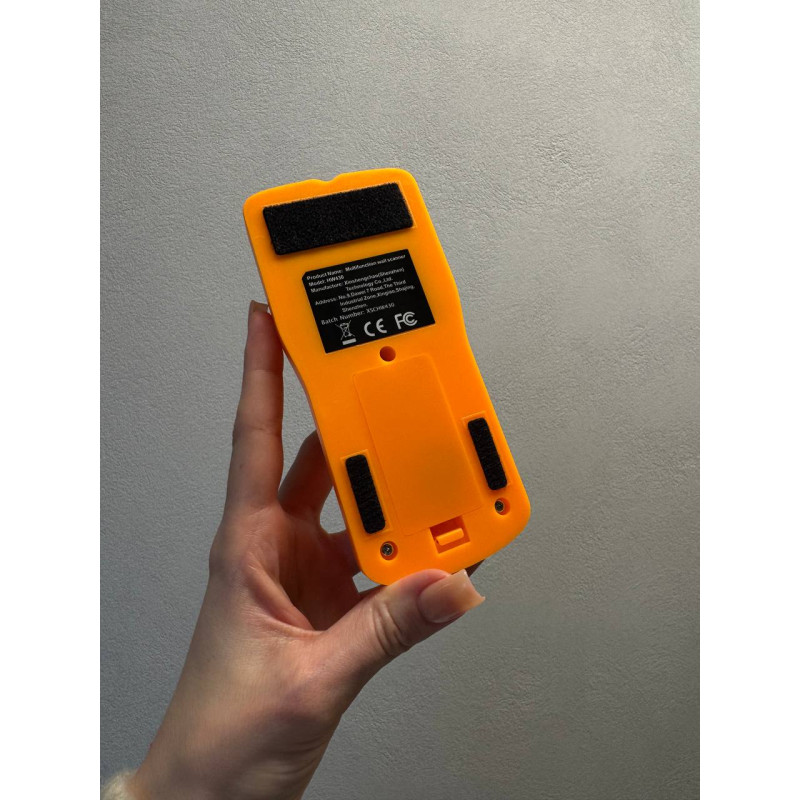 Настінний детектор HW430 Black для металу, прихованої проводки, дерева