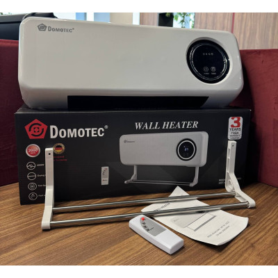 Настінний кондиціонер-обігрівач Domotec MS-5963 White 2000Вт з пультом та сушаркою