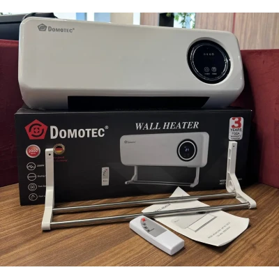 Настінний обігрівач Domotec MS-5963 White 2000Вт з пультом та сушаркою