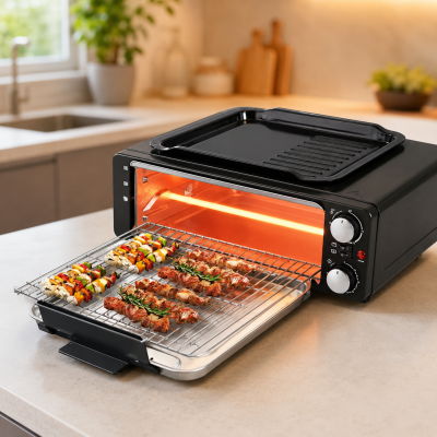 Настільна електропіч Top Kitchen TK-1400 / Духовка 6в1 4000 Вт 14л Настільна електропіч Top Kitchen TK-1400 / Духовка 6в1 4000 Вт 14л