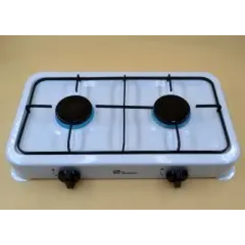 Настільна газова плита Domotec MS-6602/4063 на 2 конфорки Біла