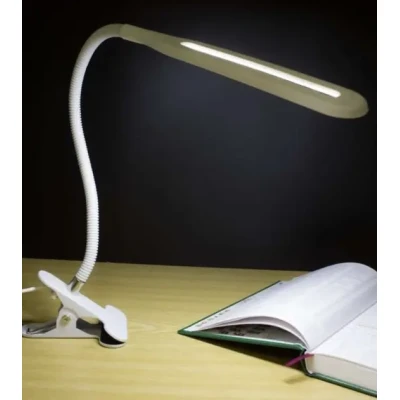 Настільна лампа на прищіпці гнучка LED Beluck BL-01 з кабелем USB