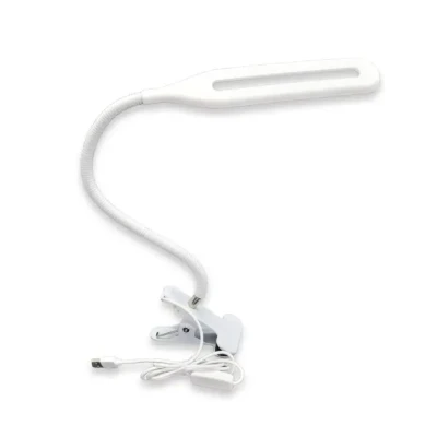 Настільна лампа на прищіпці гнучка LED Beluck BL-01 з кабелем USB