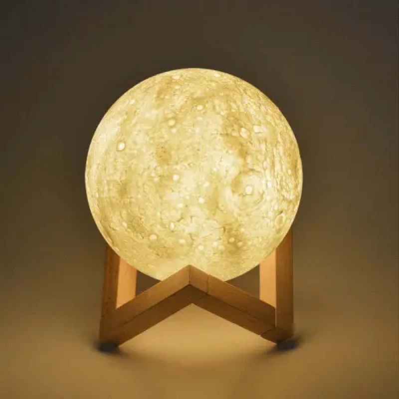 Настільний світильник місяць Magic 3D Moon Light Від Акумулятора