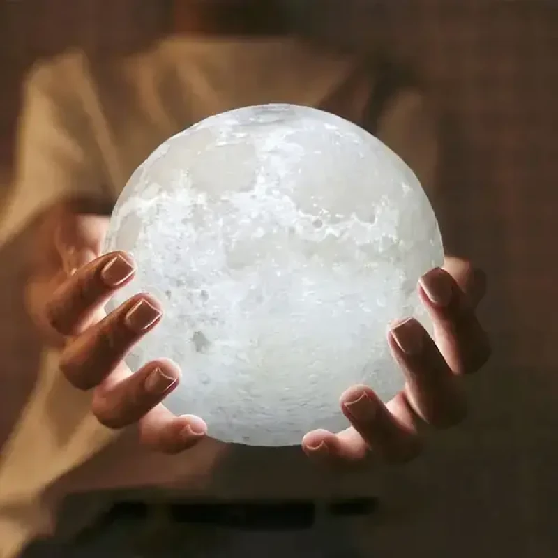 Настільний світильник місяць Magic 3D Moon Light Від Акумулятора