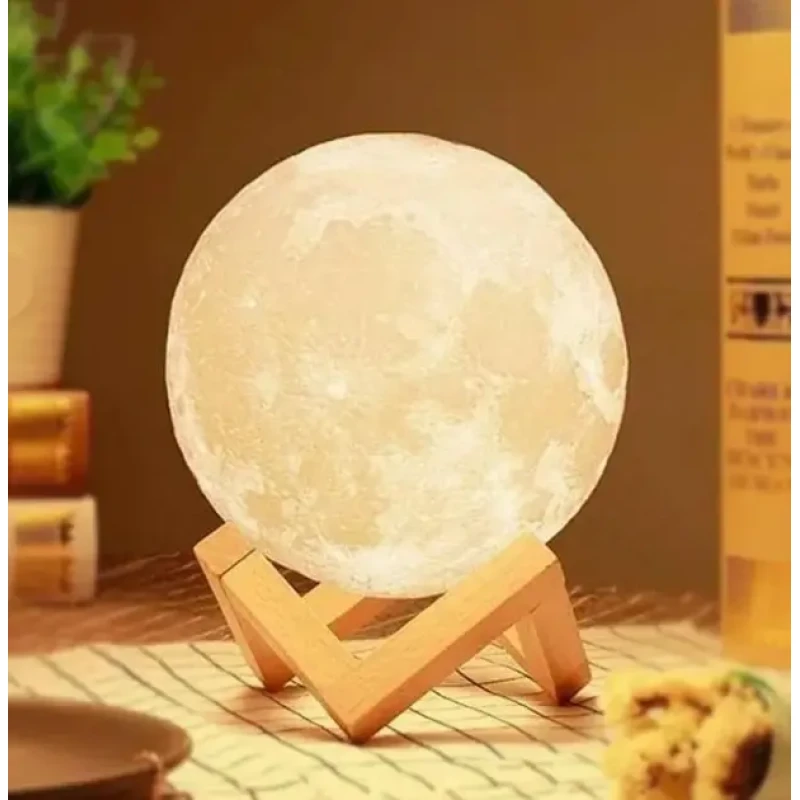 Настільний світильник місяць Magic 3D Moon Light Від Акумулятора