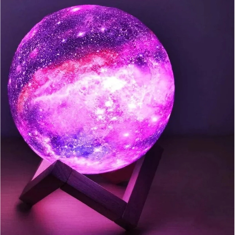 Нічний лампа сенсорний 3D космос Moon-light