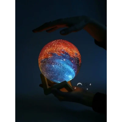 Нічний лампа сенсорний 3D космос Moon-light