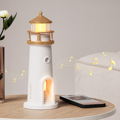 Нічний маяк з проекцією місяця  LightHouse проектор місяця з акумулятором