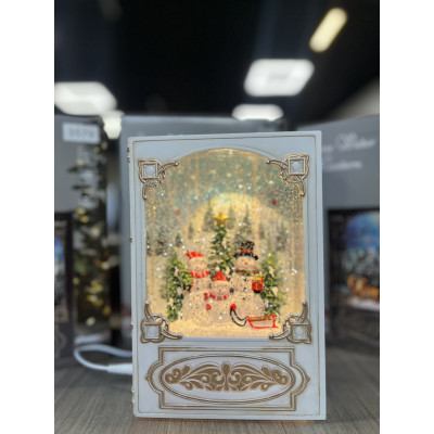 Новорічний музичний нічник-світильник XMAS WDL 24023B