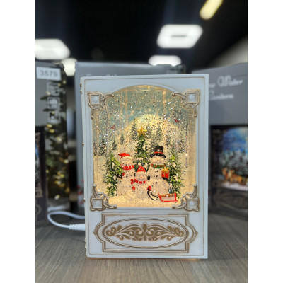 Новорічний музичний нічник-світильник XMAS WDL 24023B