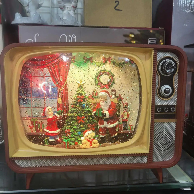 Новорічний нічник Ретро телевізор WDL-24034B XMAS