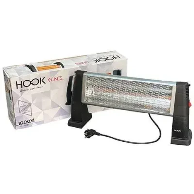 Обігрівач Кварцевий інфрачервоний Hook 1000W HK-406