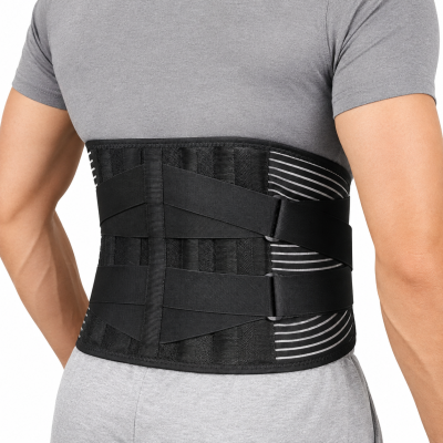 Ортопедичний корсет для підтримки спини / Пояс-корсет з ребрами жорсткості / Пояс для попереку