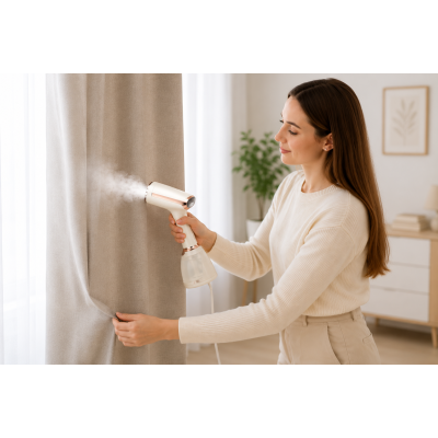 Відпарювач ручний KY-003 1500W WHITE / Відпарювач вертикальний білий Відпарювач ручний KY-003 1500W WHITE / Відпарювач вертикальний білий