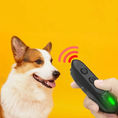 Відлякувач собак Ultrasonic STM-00501 потужний ультразвуковий 3 в 1 з індикатором зарядки та акумулятором від USB