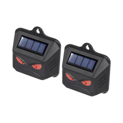 Відлякувачі тварин "Нічний захист" BaseTech 2 штуки Solar Repeller With Flashing