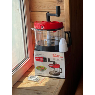 Овочерізка кухонний подрібнювач BIG MAC Hand cranked vegetable slicer AND LY-974
