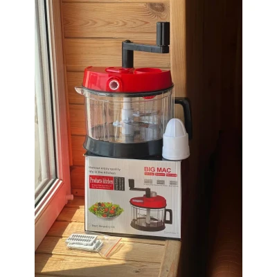 Овочерізка кухонний подрібнювач BIG MAC Hand cranked vegetable slicer AND LY-974