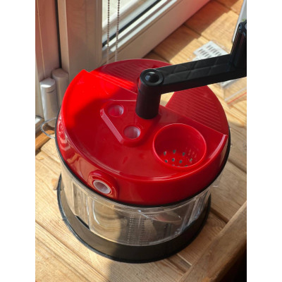 Овочерізка кухонний подрібнювач BIG MAC Hand cranked vegetable slicer AND LY-974