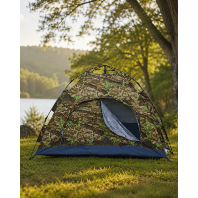 Намет автоматичний / Туристичний намет-автомат / Намет для кемпінгу 6-ти місний 200х250см Камуфляж