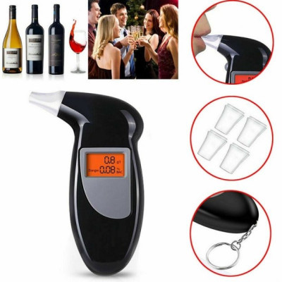 Персональний алкотестер Digital Breath Alcohol Tester із мундштуками Персональний алкотестер Digital Breath Alcohol Tester із мундштуками
