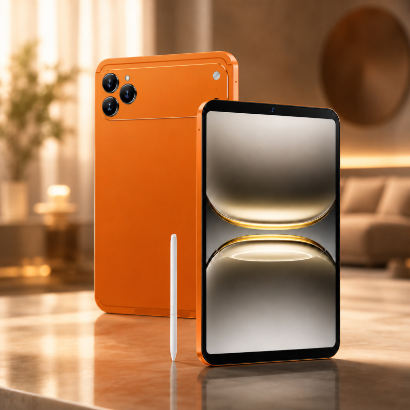 Планшет MEIJIAHUI 5G 7” 17 PRO I17 8000mAh 5Mp 8Mp Android 15 Помаранчевий