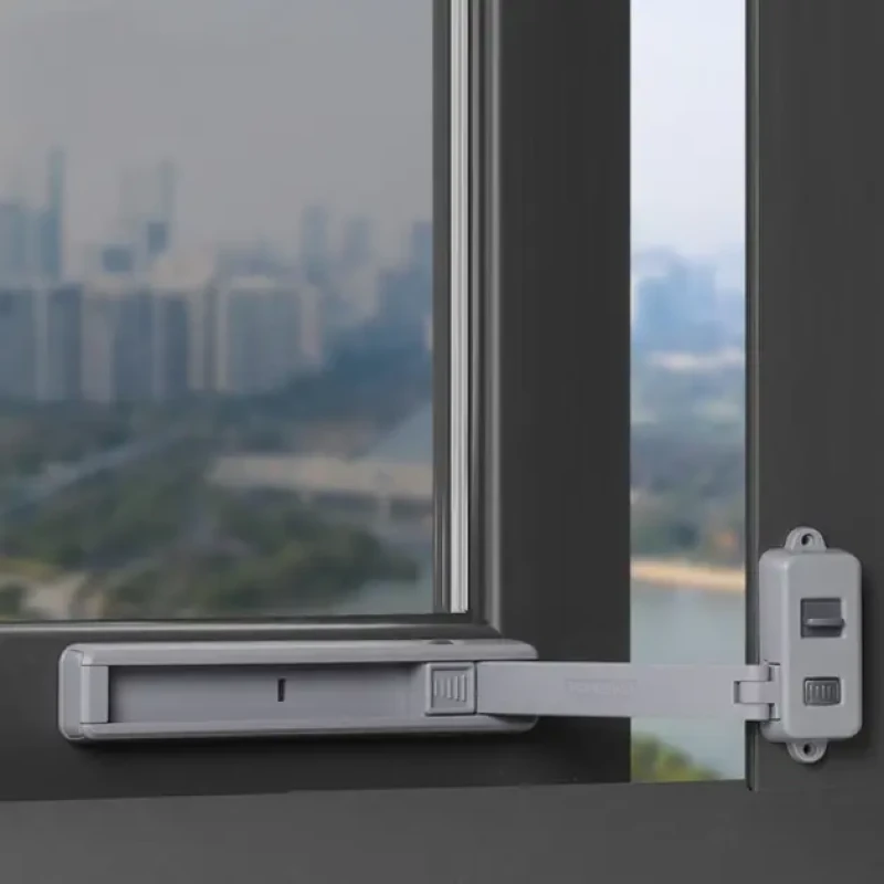 Пластиковий замок для вікон, фіксація, стопор безпеки для дітей, AND 1-42