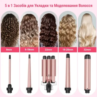 Плойка мультистайлер AIMED Hair Multistyler набір 5в1