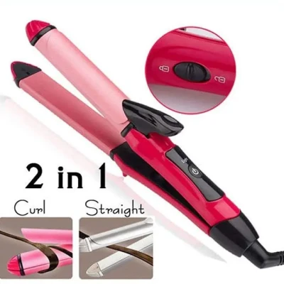 Плойка-праска для волосся Nova 2in 1 Beauty Set NHC-2009 Розпродаж